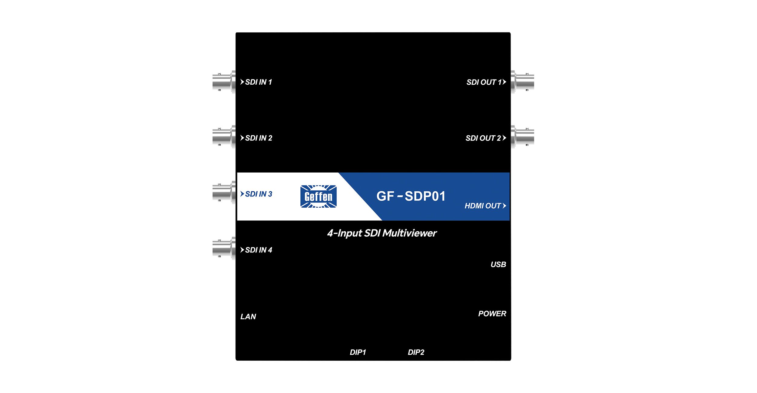 4-Channel SDI Input Multi-view Monitor